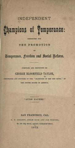 Promotion of Temperance