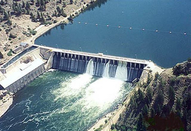the dam