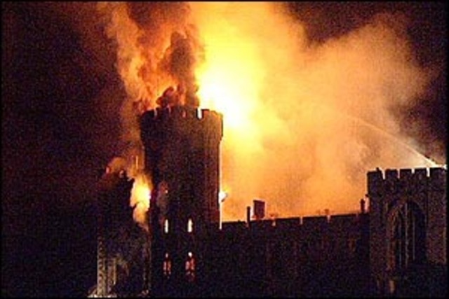 In England, a fire breaks out in Windsor Castle, causing over £50 million worth of damage.