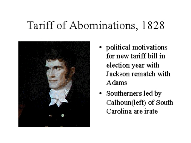Tariff Of Abominations