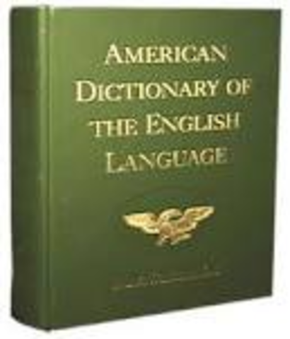 American Dictionary Published