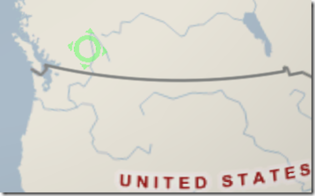 U.S./Canadian border established