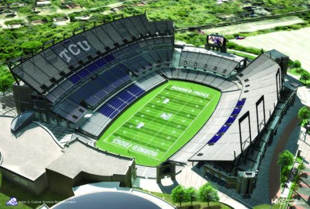 Renovations of the Amon G. Carter Stadium