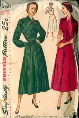 Long, full skirts becomes the rage of female fashion