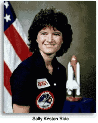 First Woman to fly into space.