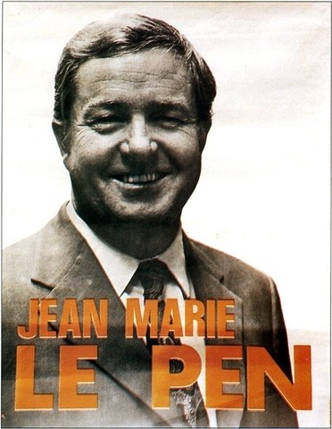 Jean-Marie Le Pen, première fois candidat avec 100 signatures.
