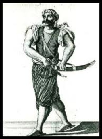 Cervantes enlisted as a navy soldier