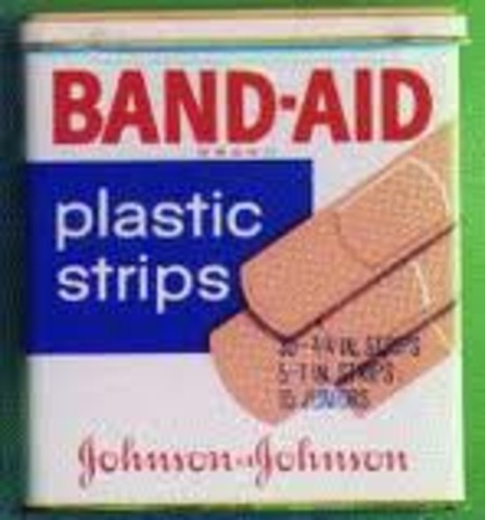 The Band-Aid was invented