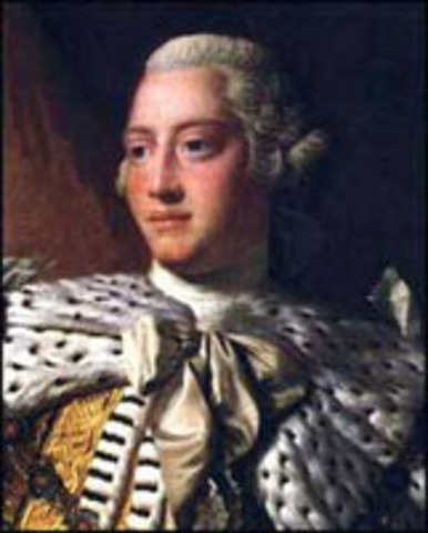 King George III crowned