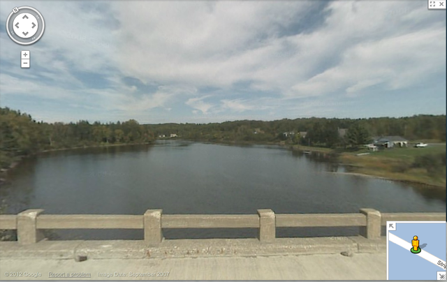 I jumped off a bridge