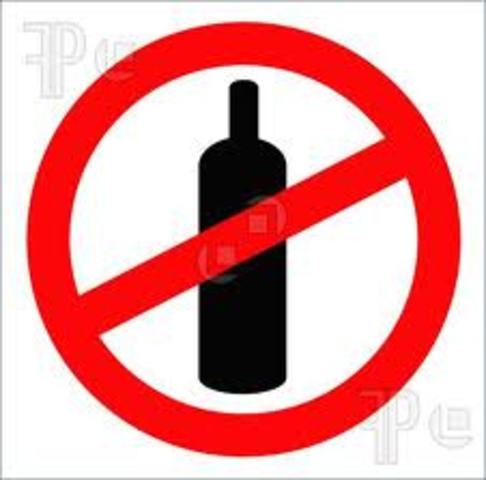 First US Alcohol Prohibition Law Enacted