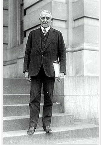 The death of Warren G. Harding