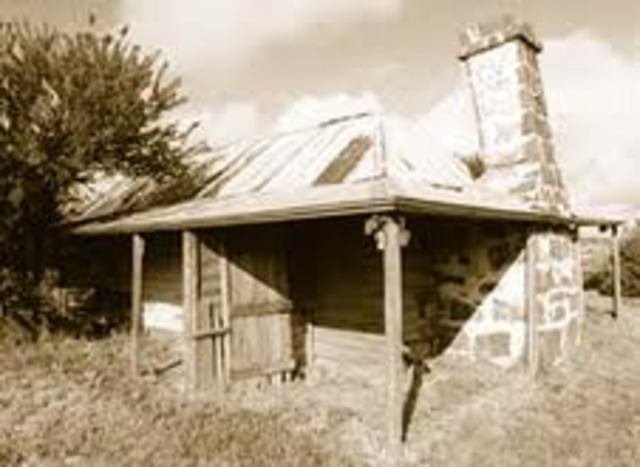 Ned Kelly's dad built the family a timber cottage