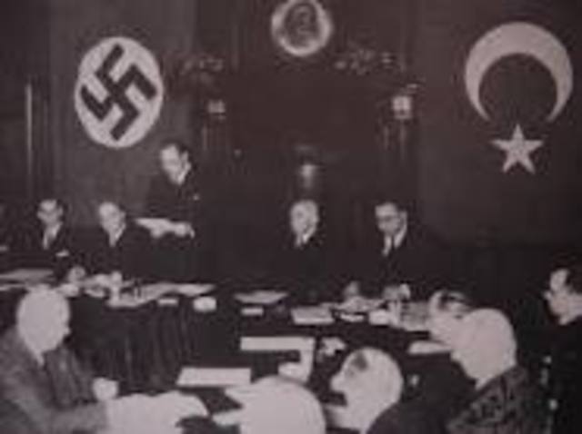 Germany and Soviet Union sign a non aggression pact