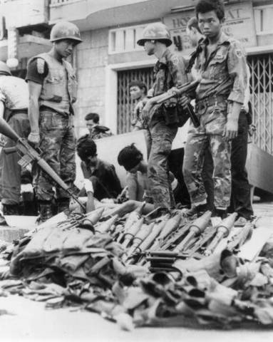 Communist forces capture Saigon