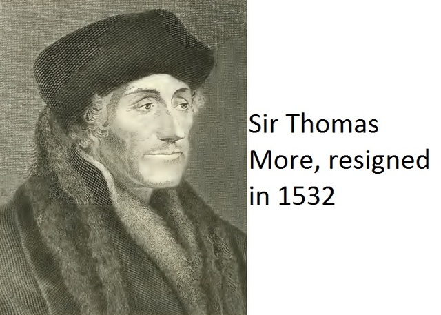 Sir Thomas More doesnt agree with the King