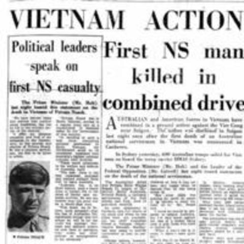 First conscript dies