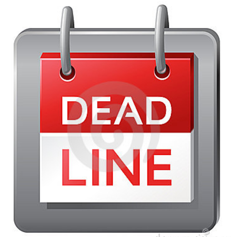 research and planning deadline