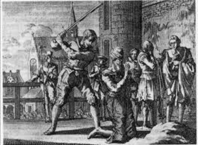 Onthoofding Johan van Oldenbarneveldt