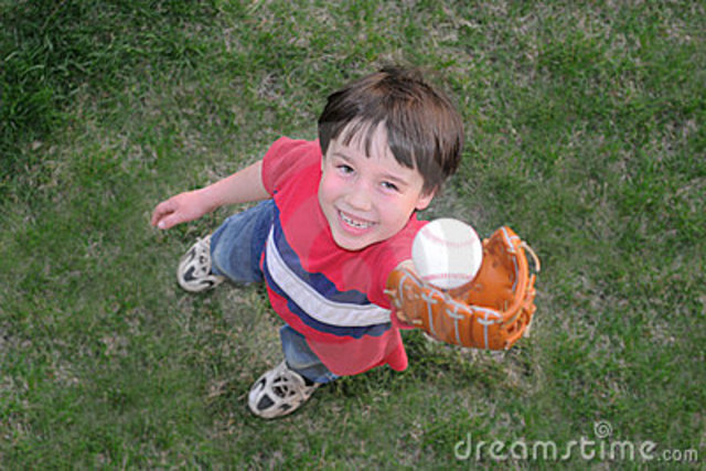 Caught First Pop Fly