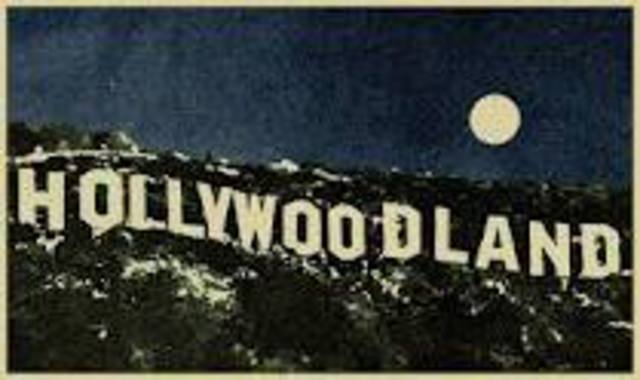 The Hollywood sign