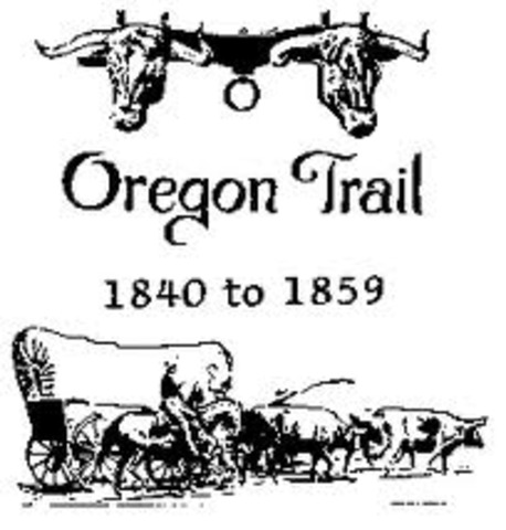 Oregon Trail being traveled