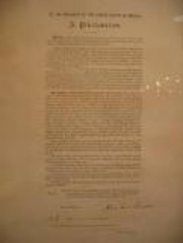 Emancipation Proclamation