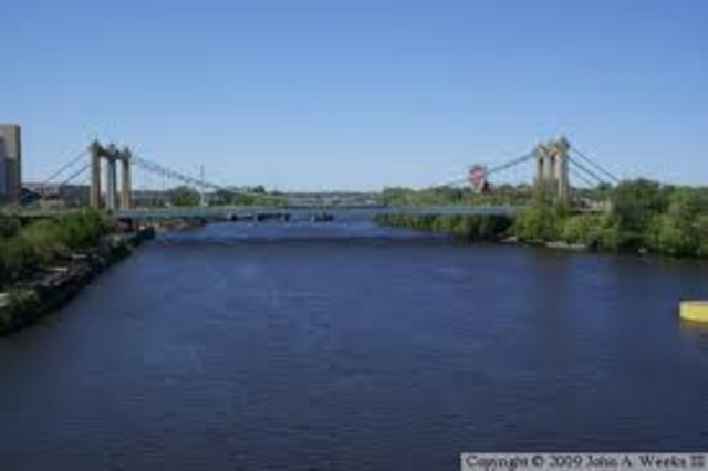 First Bridge over Mississippi River