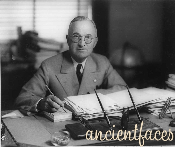 US President Roosevelt dies - Truman becomes President.