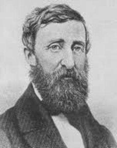 Henry David Thoreau Born