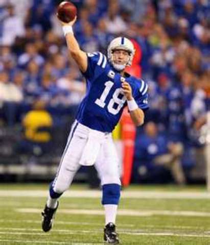 The Colts picked QB Peyton Manning as the first overall pick in the NFL draft.
