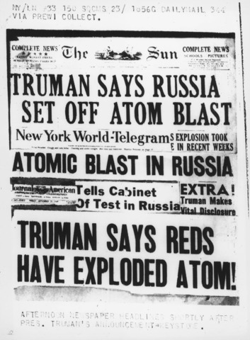 USSR Successfully Drops First Atomic Bomb