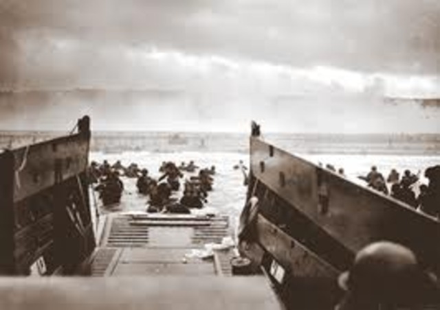 D-Day on Normandy Coast