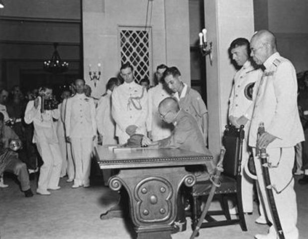 Hong Kong surrendered