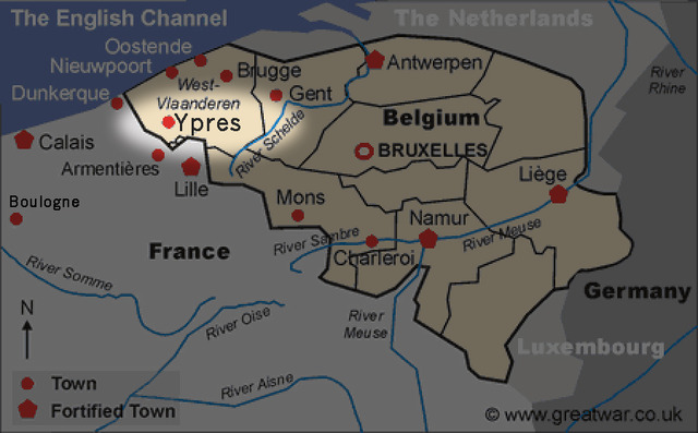 German Divisions Attempt to Break British Lines
