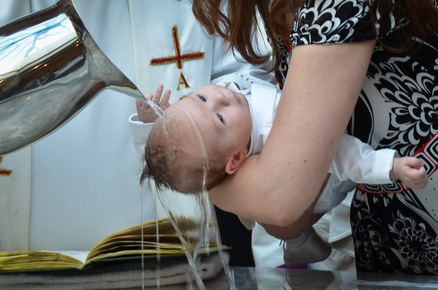 Michael gets Baptised