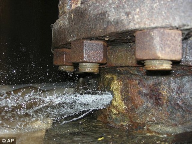 Repair a tritialed waterleak