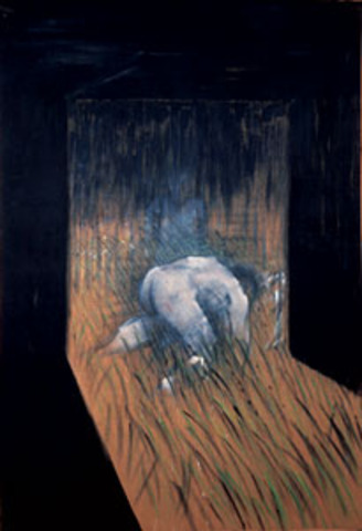 Man Kneeling in Grass