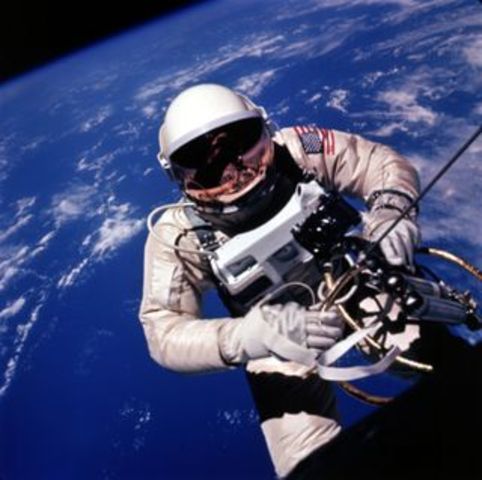 First spacewalk