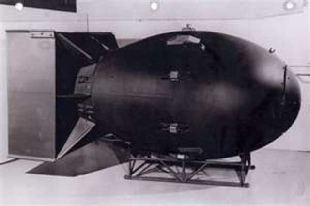 First atomic bomb...