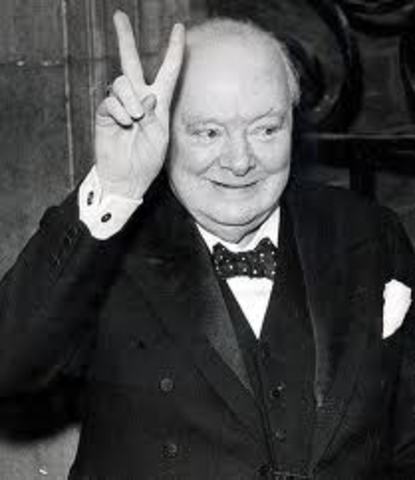 Churchill elected prime minister