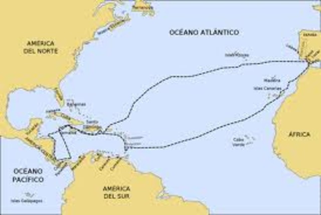 Columbus moves to Spain