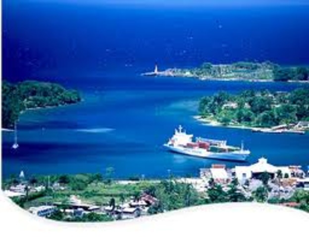 Arrives at Jamaica