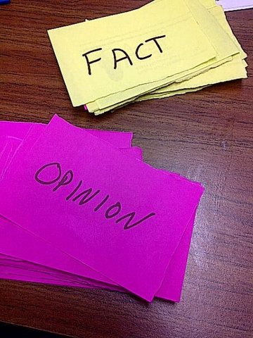 DAY 12: Fact vs. Opinion
