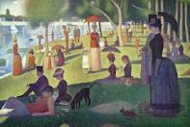 sunday afternoon on the island of la graande  jatte by george suerat