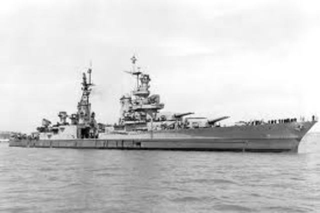 The USS Indianapolis Sinks