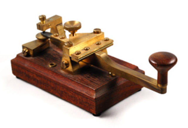 1844 Samuel Morse invented the electric telegraph