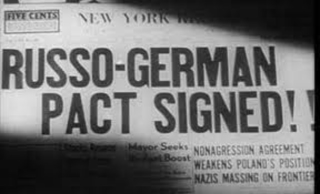 Nonagression Pact Signed