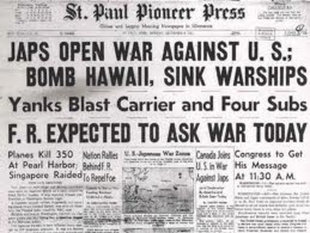 U.S. Declares War