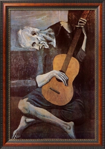 Picasso exhibits his work for the first time